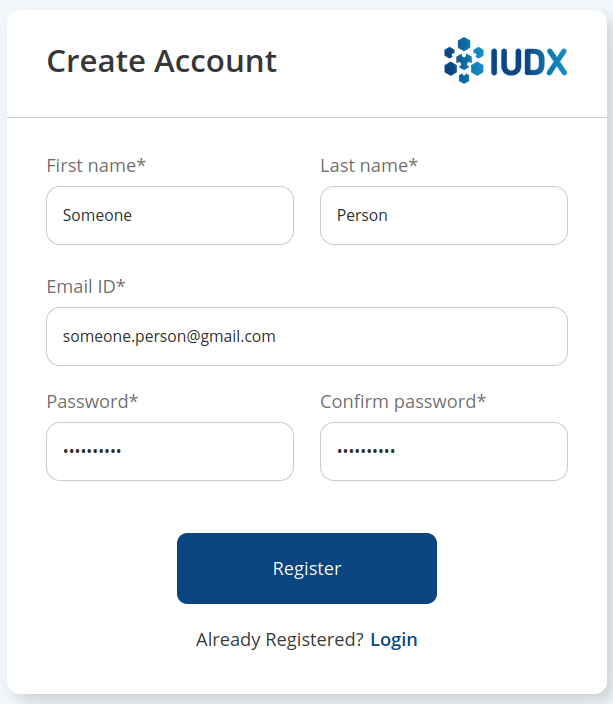 Account details